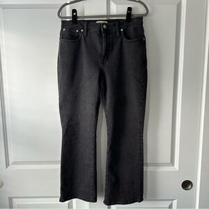 NWT Madewell Mid-Rise Kick Out Crop Jean